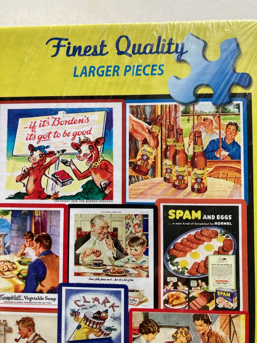 White Mountain Great Old Ads 1000 pcs Puzzle Vintage Collage - Picture 7 of 8